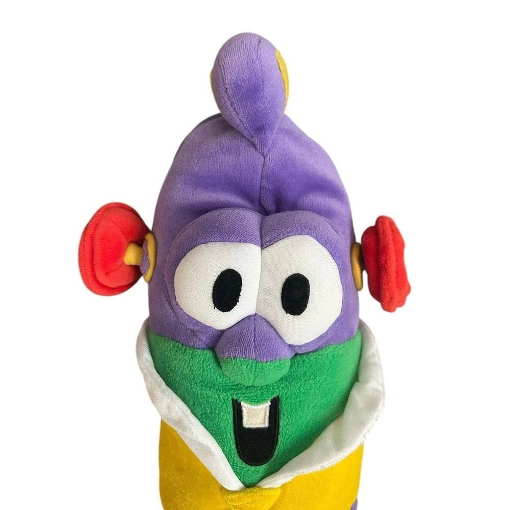 Veggie Tales Larry Boy / Cucumber Reversible Plush 13